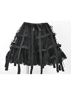  Birdcage Motif Volume Skirt 