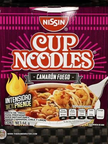 Cup Noodles Camaron Fuego