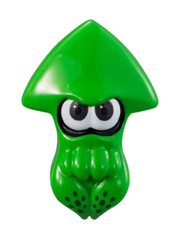 Splatoon 2 Squid Curling Mascot 墨灵 Neon Green