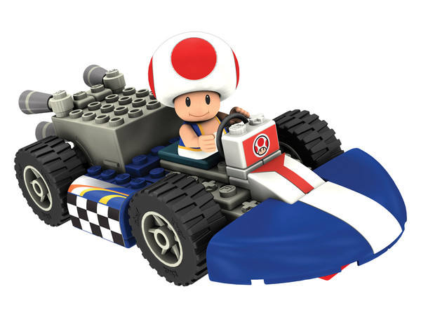 K'NEX Mario Kart Building Set 奇诺比奥 Toad and Standard Kart