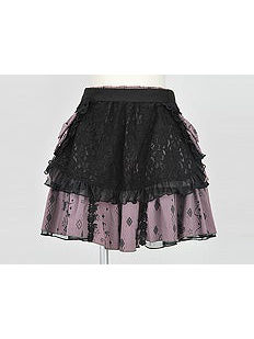  Lace Apron Ribbon Skirt 