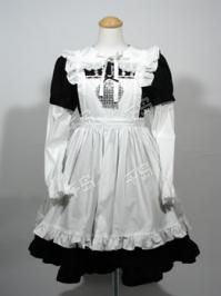  Gingham Crown Print Alice Apron Set 