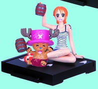 One Piece Ohanami Diorama Figure 娜美 托尼托尼·乔巴 