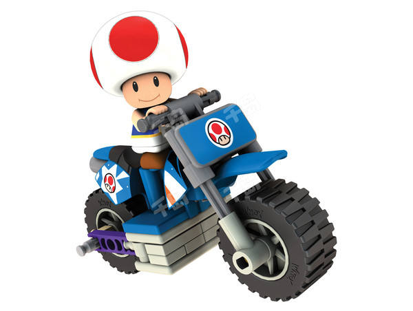 K'NEX Mario Kart Building Set 奇诺比奥 Toad Bike