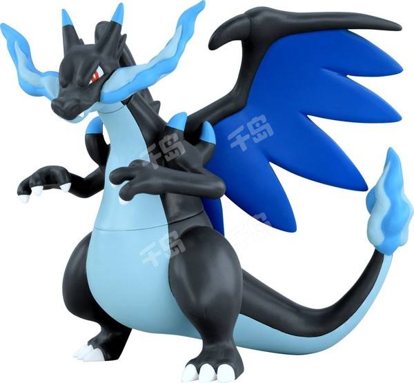 Mega Shinka Figure Pokémon Mega Ring System Sound Figure 喷火龙 Mega Lizardon X