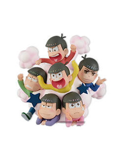 Osomatsu-san Gocha Collection -Pokasuka Matsu- 松野轻松 松野一松 松野十四松 松野空松 松野椴松 松野椴松 Pink