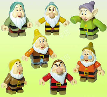 Seven Dwarfs Figure Collection Box 喷嚏精