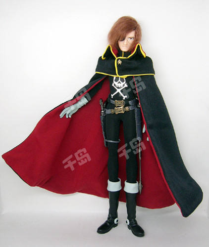 哈洛克船长 C.D.S Leiji no. 26 DX Space Pirate Captain Harlock 1980tv ver. "Galaxy Express 999" Pirate of Time Castle Ver.