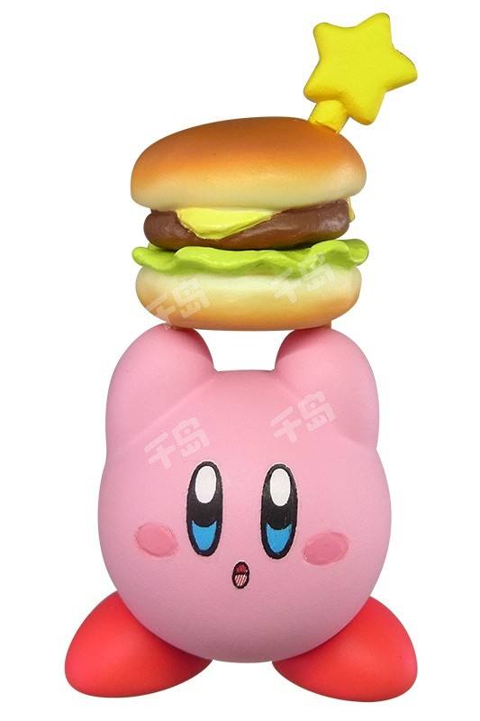 Hoshi no Kirby Manmaru Mascot Manpuku Collection 卡比 Hamburger