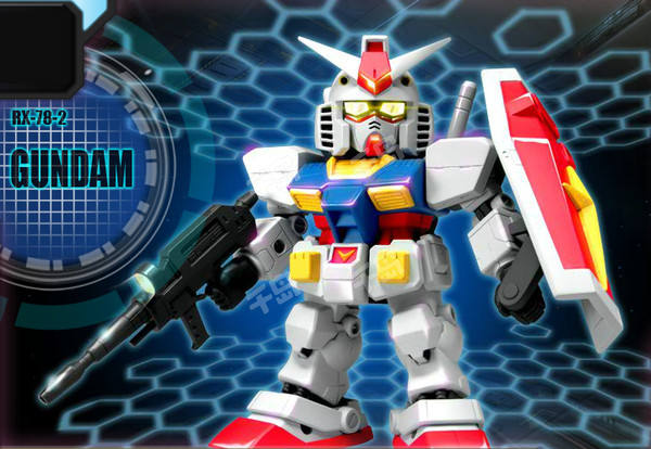 SD Gundam Action Figure RX-78-2 高达