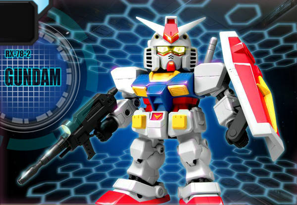 SD Gundam Action Figure RX-78-2 高达