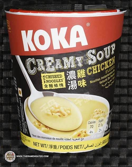 Creamy Soup With Crushed Noodles Chicken Flavor