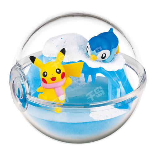 Pocket Monsters Terrarium Collection - Together with Pikachu 皮卡丘 波加曼 Sea of Ice