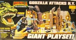 Godzilla Attacks N.Y. Giant Playset