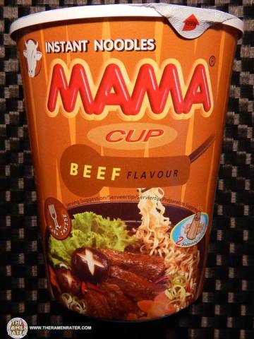 Instant Noodles Cup Beef Flavour