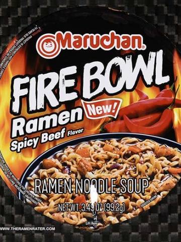 Fire Bowl Ramen Spicy Beef Flavor