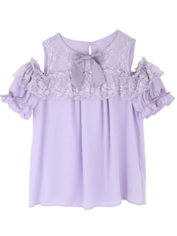 Axes Femme Kawaii - Frill Off Shoulder Blouse