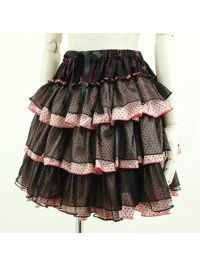 FRILL Polka Dot Volume Skirt