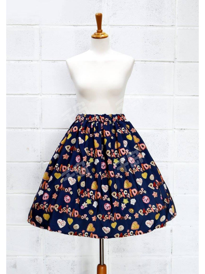 Lief x Physical Drop Nostalgic Biscuit Midi Skirt (60cm)