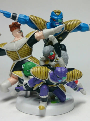 Dragon Ball Mini Figure Selection Plus 巴特 基纽队长 古尔多 吉斯 利库姆 Ginyu Force