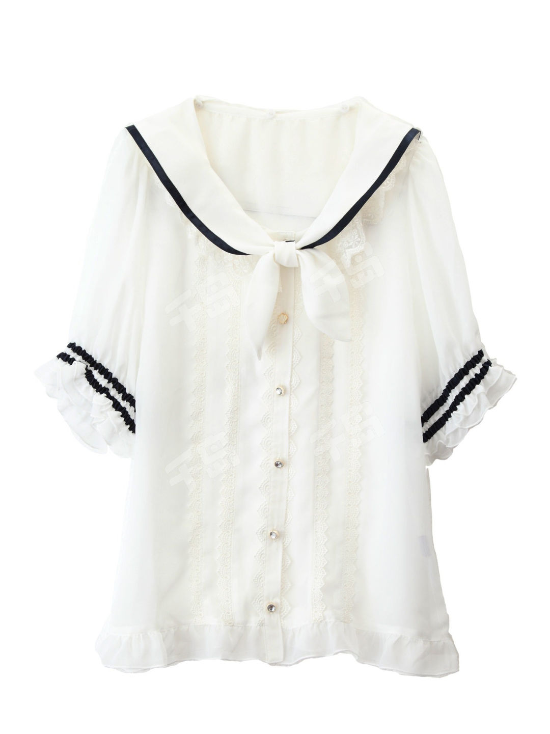 Axes Femme 2WAY Sailor Blouse