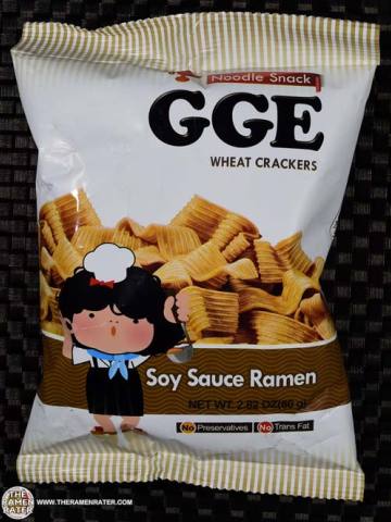 GGE Noodle Snack Wheat Crackers Soy Sauce Ramen