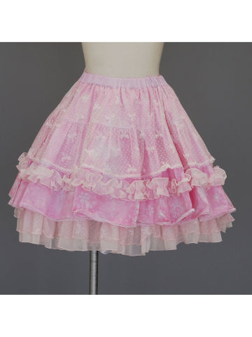  FRILL Pink Volume Skirt 