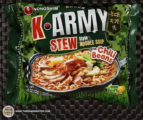 K-Army Stew Style Noodle Soup With Chili Beans