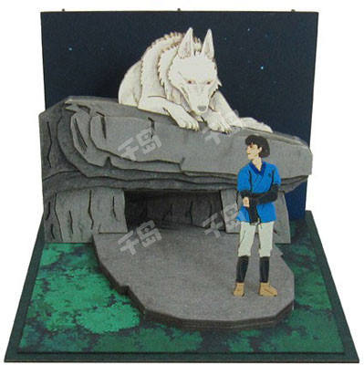 Miniatuart Kit Studio Ghibli Mini 阿席达卡 莫娜 