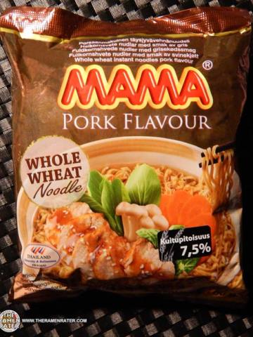 Pork Flavour Whole Wheat Noodle