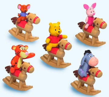 Winnie the Pooh Rocking Horse Figure Collection 小熊维尼