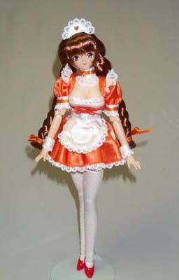 野野原玛琳 Orange Maid Costume