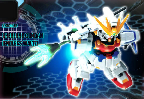 SD Gundam Action Figure XXXG-01S 神龙高达