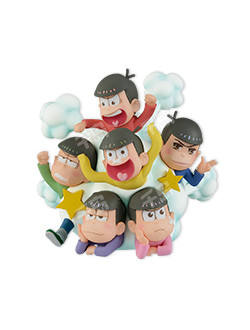 Osomatsu-san Gocha Collection -Pokasuka Matsu- 松野轻松 松野一松 松野十四松 松野空松 松野椴松 松野椴松 Green