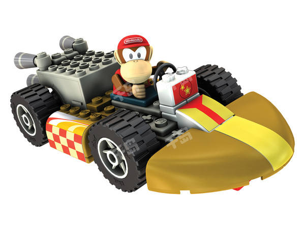 K'NEX Mario Kart Building Set 迪迪金刚 Diddy Kong and Standard Kart