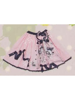 Black Cat Alice Clock Turn Skirt