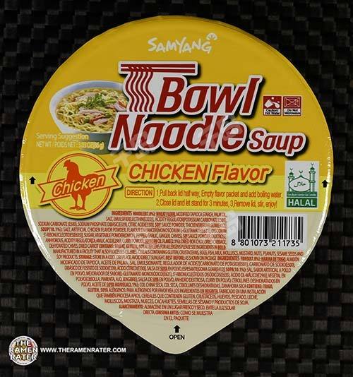 Bowl Noodle Soup Chicken Flavor