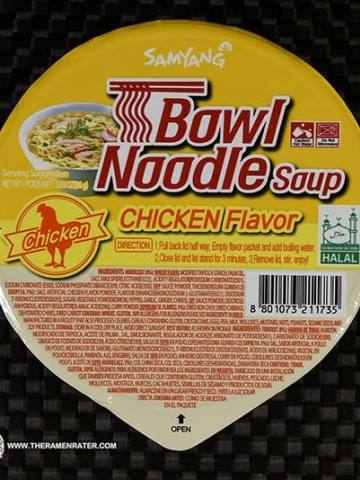 Bowl Noodle Soup Chicken Flavor