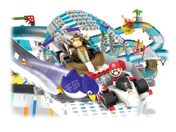 K'NEX Mario Kart Building Set 森喜刚 乌贼 害羞小子 玛丽奥 企鹅 Ultimate Combination