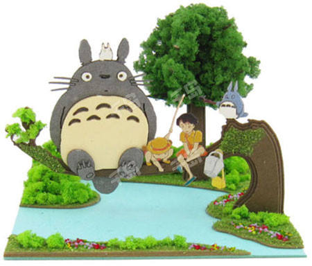 Miniatuart Kit Studio Ghibli Mini 草壁梅 草壁皋月 中龙猫 小龙猫 龙猫 