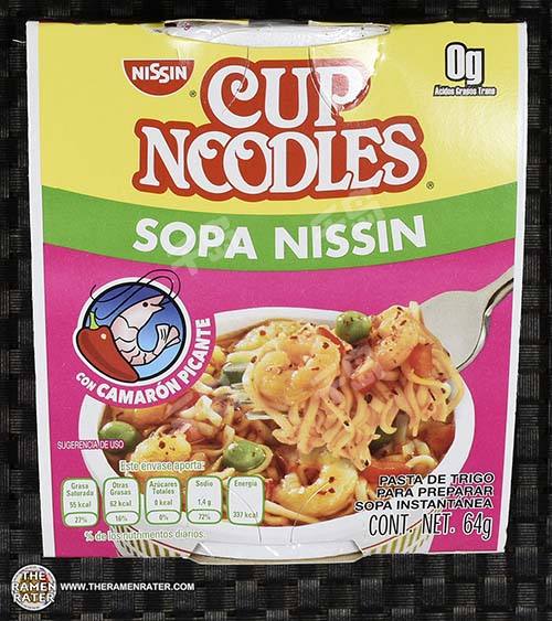 Cup Noodles Sopa Nissin Con Camaron Picante