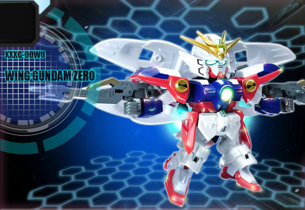 SD Gundam Action Figure XXXG-00W0 飞翼零式高达