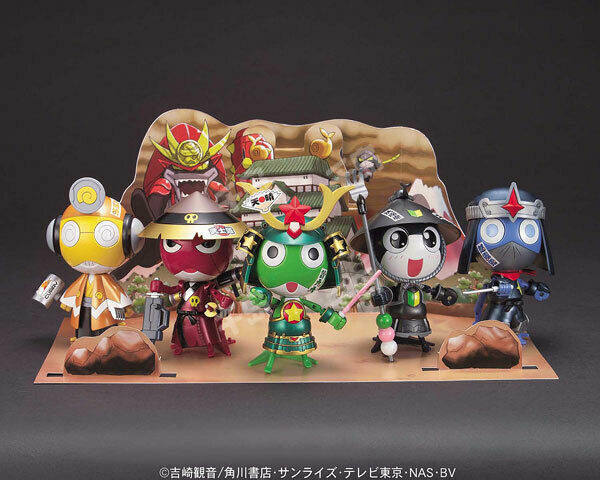 Keroro Gunsou Plamo Collection Dororo兵长 Giroro伍长 keroro军曹 Kururu曹长 TAMAMA二等兵 