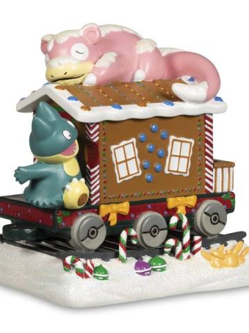 Delibird Holiday Express 小卡比兽 呆呆兽 Slowpoke Caboose Figure