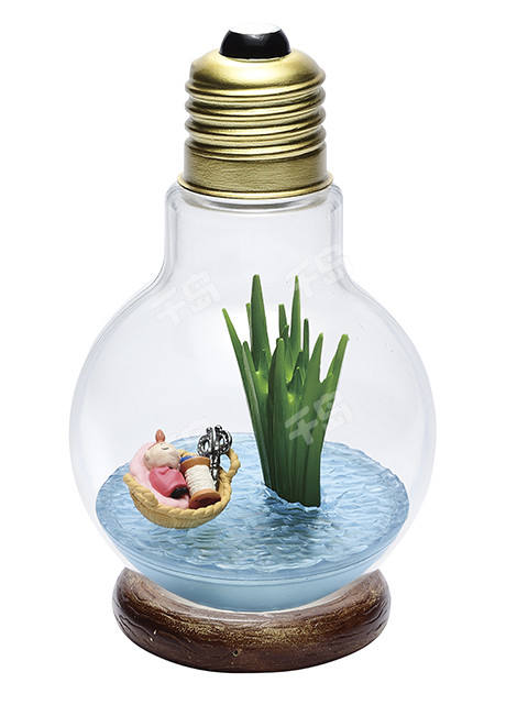 Moomin Light Bulb Terrarium 小麦 