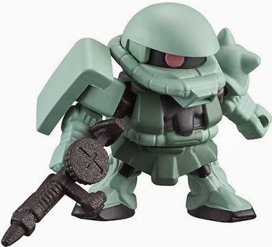 Gashapon Senshi NEXT MS-06 扎古 II 35th anniversary Real Type color