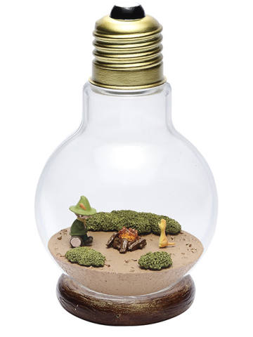 Moomin Light Bulb Terrarium 斯纳夫金 ティーティ·ウー 