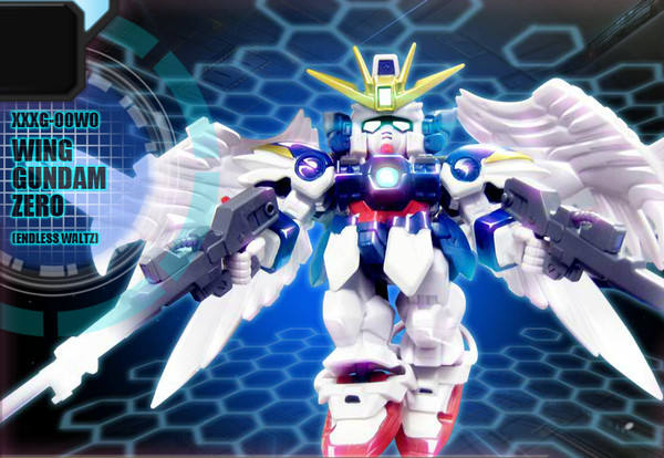 SD Gundam Action Figure XXXG-00W0 飞翼零式高达EW