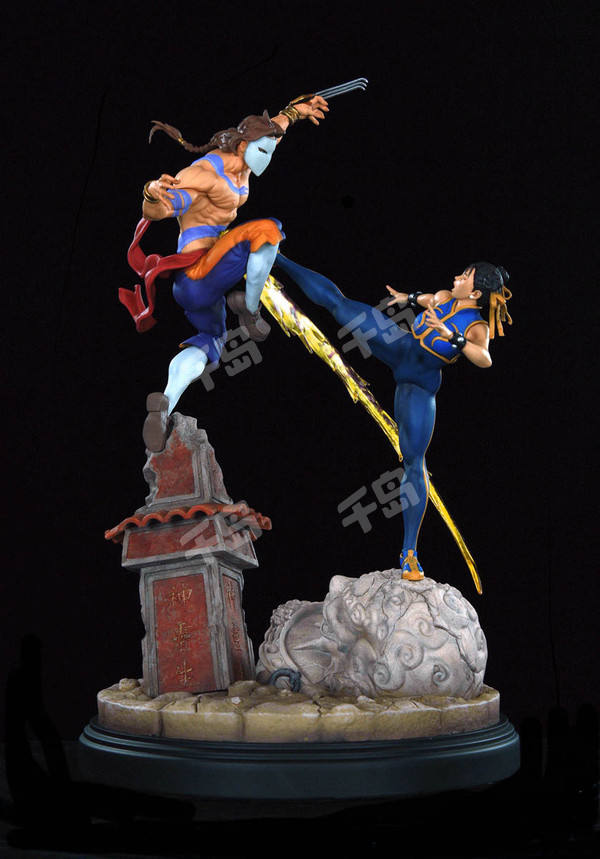 Street Fighter: Diorama 巴洛克 春丽 流行文化冲击