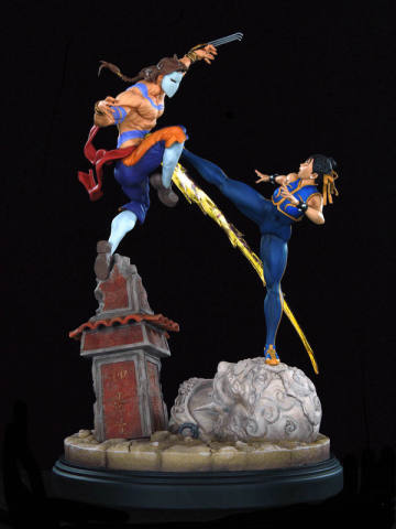 Street Fighter: Diorama 巴洛克 春丽 流行文化冲击